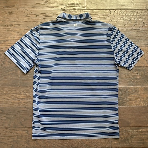 Stitch Brand Men’s Polo Size M/L Blue with White Stripes High Quality! - Picture 5 of 5